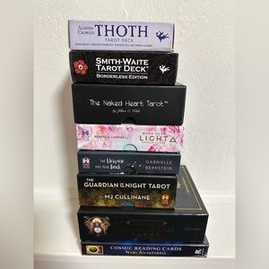 8 Tarot/Oracle Decks and Card Cloth ✨🪄💫